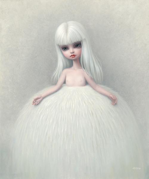 MARK RYDEN Girl in a Fur Skirt Oil on canvas, 2008