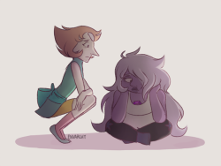 envarchy: Pearlmethyst Week Day 4: Free day it’s been a rough day @fuckyeahpearlmethyst 