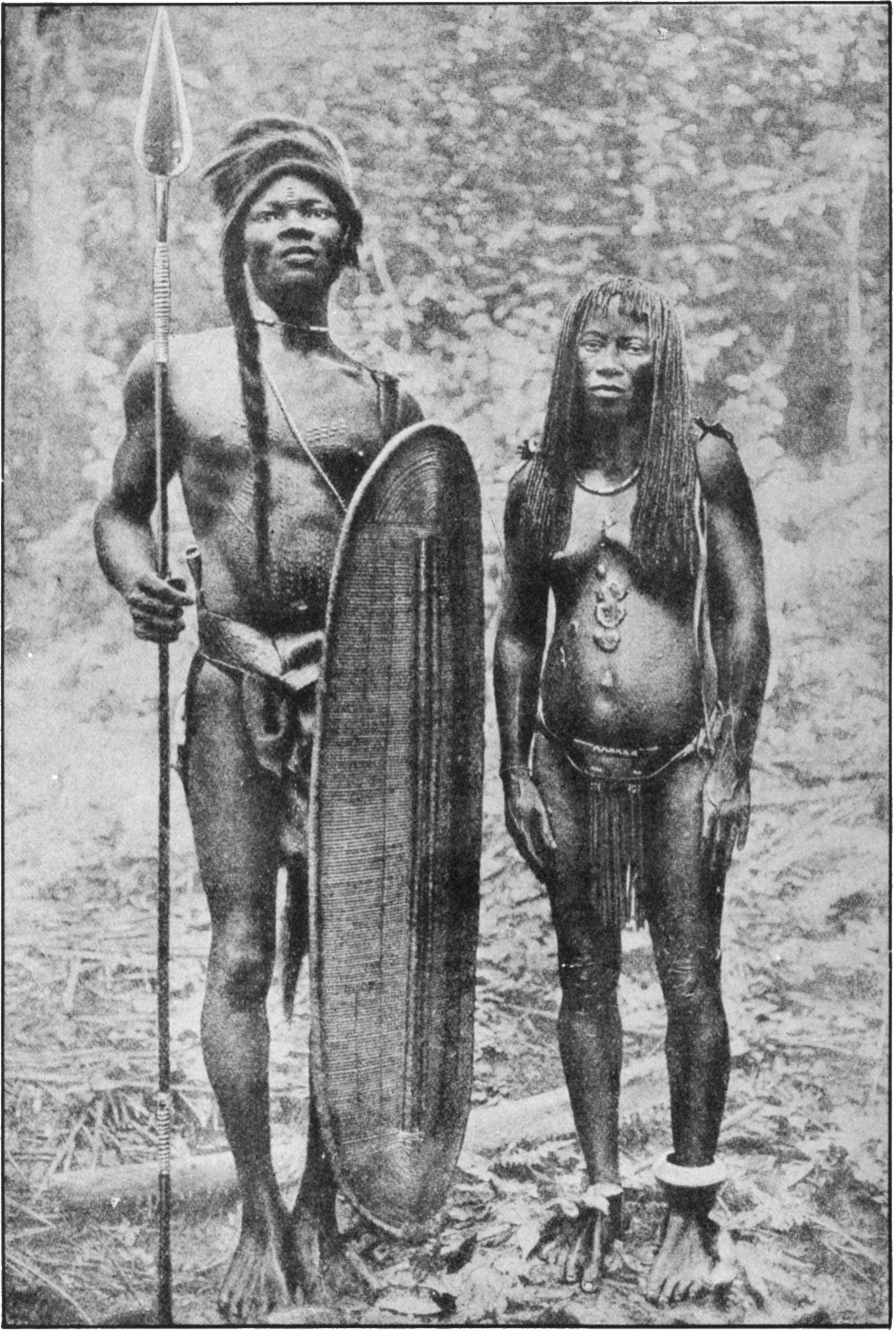 onlyheathensallowed:  human-photography:  Mongo Tribe - Husband &amp; Wife -1896