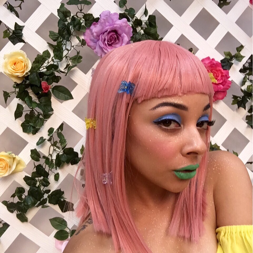 lickmyeyeballsss:  Today shooting with LimeCrime at their HQ