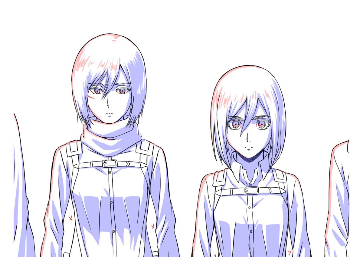 snknews: SnK Season 3 Animator Tanaka Masaaki Shares Original Illustration of Mikasa