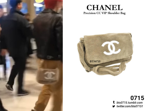 Chanel VIP Precision Sling Black Fur wore by V BTS, Barang Mewah, Tas &  Dompet di Carousell
