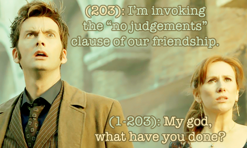 texts from the tardis