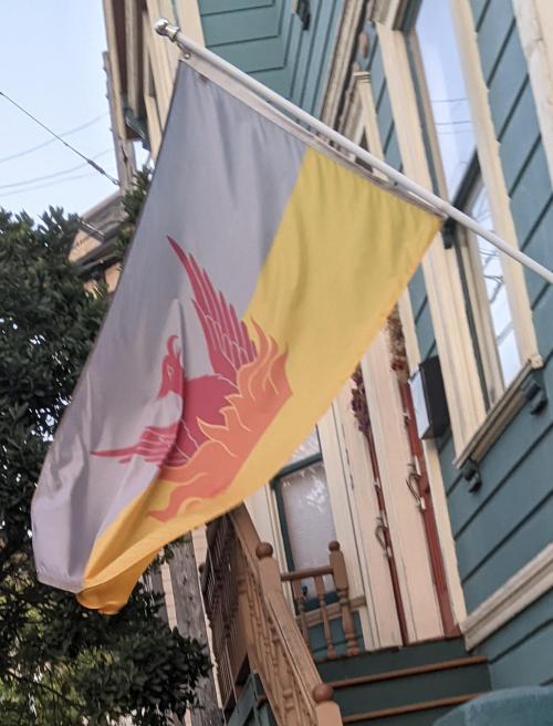 What’s up with these flags? Been seeing them crop up all over san Francisco from /r/vexillolog