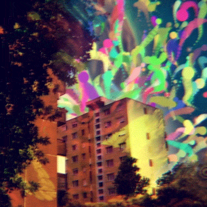 crossconnectmag:Psychedelic Gifs by Rainbow ClashRainbow Clash is an audiovisual project from Hungar