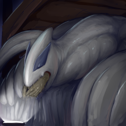 azathuravoresart:    Handling the Hunger  Sequel pic to this: http://www.furaffinity.net/view/24911280/Had this on the backburner for a bit, I figured I’d finish dis :)I got one more I planned to finish along with this &lt;3Enjoy!  
