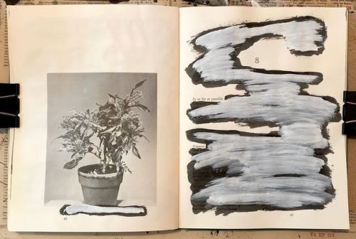 . sketchbook pages (In so far as possible  Vigorous) found book Sept 2019 . #journal #paintbook #art