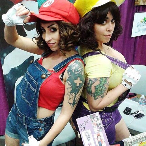 envyuscosplay:  It’s not too late for #wcw so here’s the Maria to my Waria ! The always amazing @vividvivka 👏🏼👏🏼👏🏼👏🏼 #envyus #vividvivka #cosplay #Nintendo #tattoos