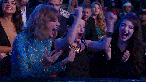 jacindyyy:  Jacinda’s stages of watching the Bad Blood music video.