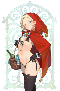 Timbougami:  Red Riding Hood!Psd, Process Video Etc. On Patreon Soon:https://Www.patreon.com/Posts/Red-Riding-Hood-23955601