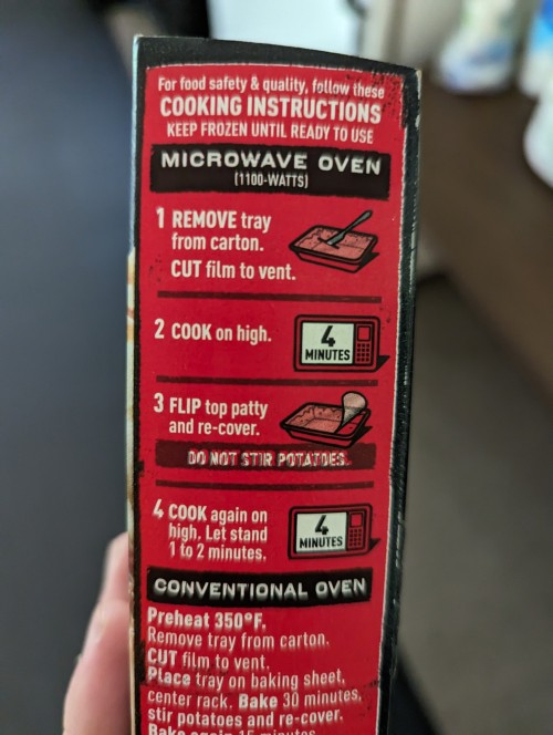 DO NOT STIR POTATOES