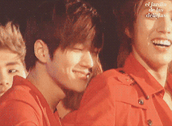 infected-honey:  ..Myungsoo looks like a puppy when he’s with Sungyeol :”3 