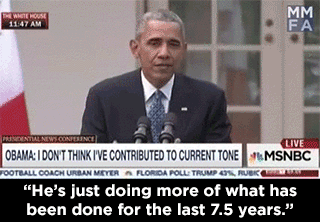 mediamattersforamerica:  Spot-on.   And them trying to get the foundation republicans to bash him is too little too late.