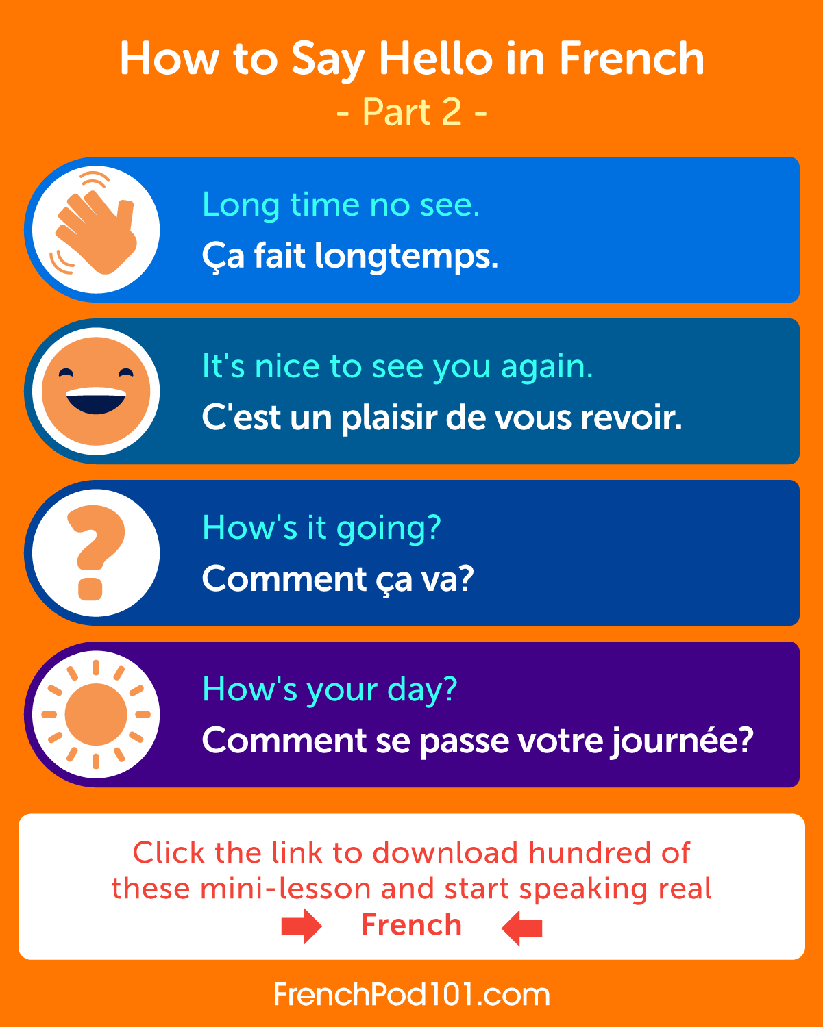 Learn French - FrenchPod101.com — 8 Most Common French verbs! 🏃 Our PDF ...