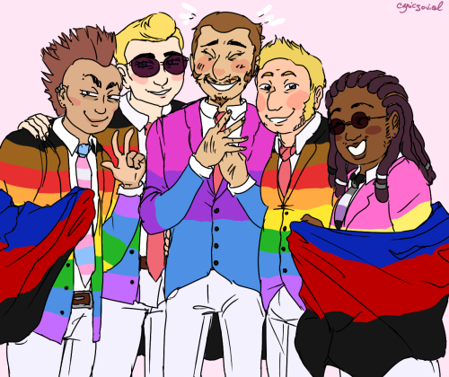 mother-duster:PRIDE TIME…… 2!!!!!!Here’s a redraw of that one pic i drew in 2020