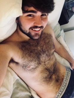hairy-males:Bed, Beard, and Boxers ||| Hot