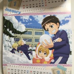 Previews of Shingeki! Kyojin Chuugakkou’s 2016 calendar images (February, October, and November)!My personal copy is actually in the mail now - will share the full set once it arrives!