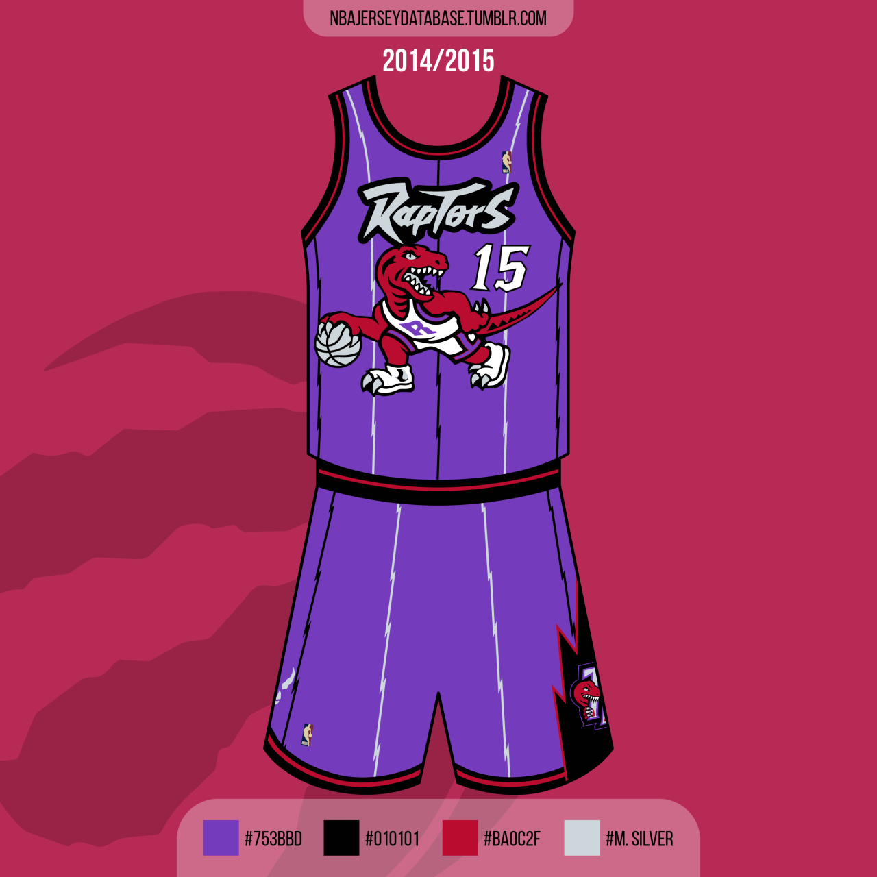 NBA Jersey Database, Toronto Raptors City Jersey 2017-2018