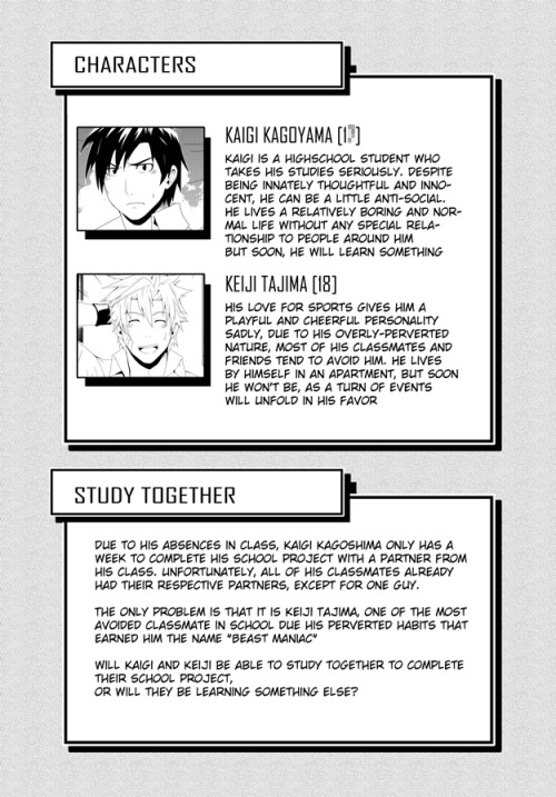 yummy-yaoi:pages 1 - 8Study Together by Black Monkey Pro