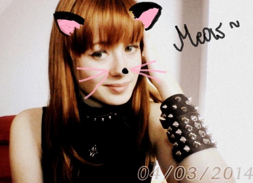 Neko Teru =^.^= #catgirl#cat#neko girl#neko#redhead#meow
