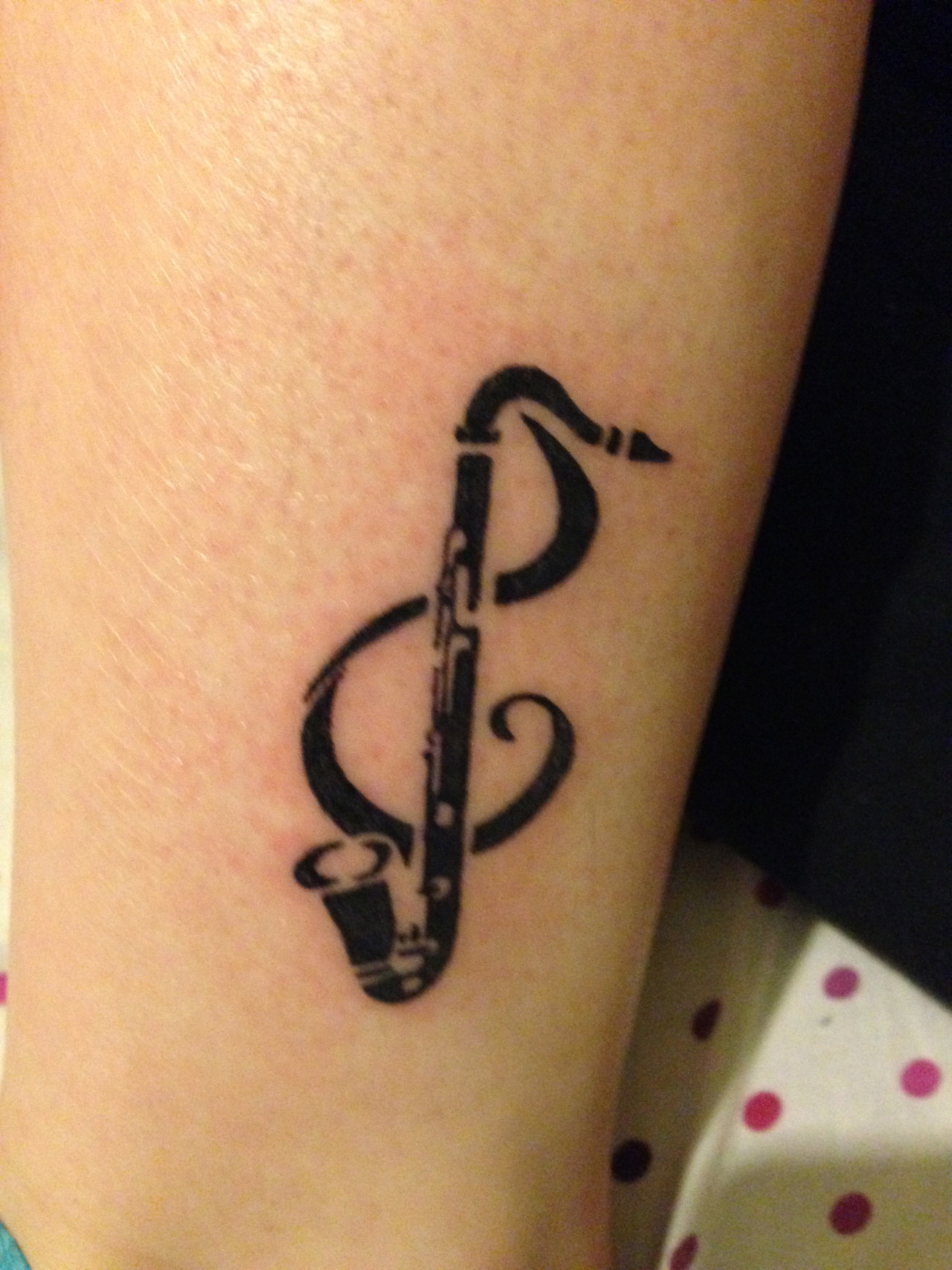 Treble and Bass Clef Tattoo by sing2mi on DeviantArt