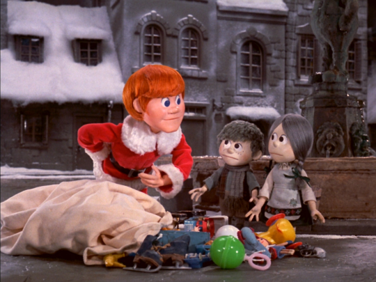 mrv3000: libertarirynn:  rosexknight:  prismatic-bell:  amadmanwithapen:  Yeah the Rudolph elf meme is funny, but are we really forgetting about all the other great and bizarre Christmas specials moments, like when Rankin/Bass beat DreamWorks to the idea