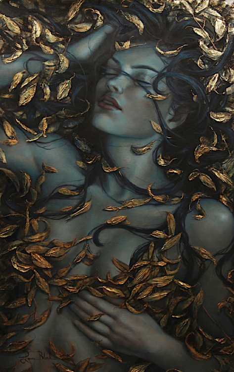 mermaidenmystic:Nocturne by American artist Lauri Blank ~ blankstudio.com 