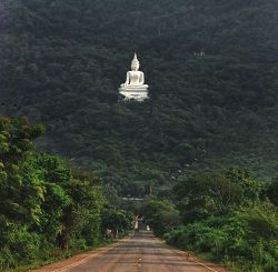 monolithzine:  Buddha statue in forest Pak