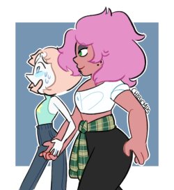 chibicmps:  Mysterious punk girl x Pearl//