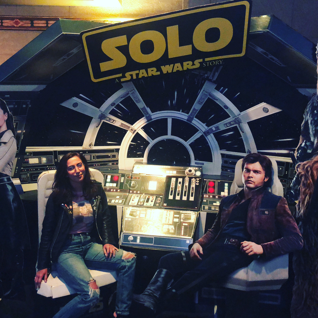 ❤️ Solo ❤️ And happy birthday @michelledeidre!  (at The El Capitan Theatre)