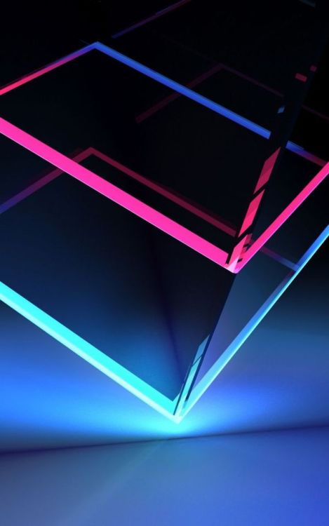 Edge, colorful, glassy, neon cubes Wallpaper @wallpapersmug : http://bit.ly/2EBfd6v - http://bit.ly/