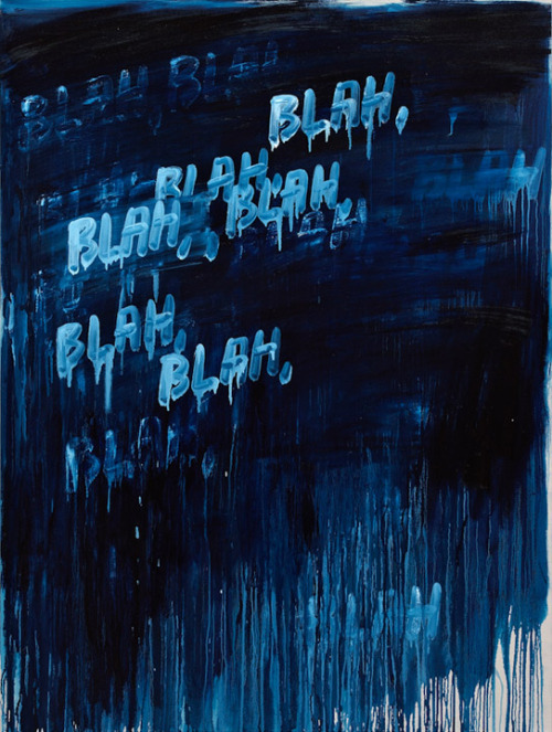 museumuesum:  Mel Bochner BLAH, BLAH, BLAH, adult photos