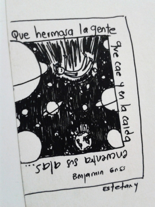 tefa-ilustrada:“Que hermosa la gente que cae y en la caida encuentra sus alas.” -Be