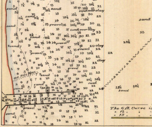 Academic Adventures  This map, Harbor of Refuge, Milwaukee Bay, Wis., from 1883, is featur