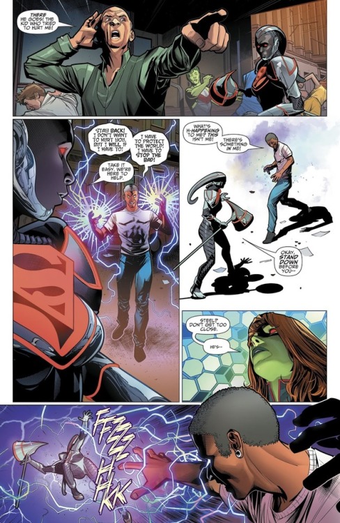 superheroesincolor:  Titans #23 (2018)  //  DC Comics Steel (Natasha Irons) Story: Dan Abnett, art: Brandon Peterson Get the comics here  [Follow SuperheroesInColor faceb / instag / twitter / tumblr / pinterest] 
