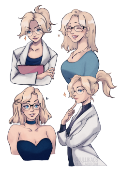 julls:THROWBACK to this post since i noticed… y’all… liked Mercy with glasses…..a lot…winkwonk 