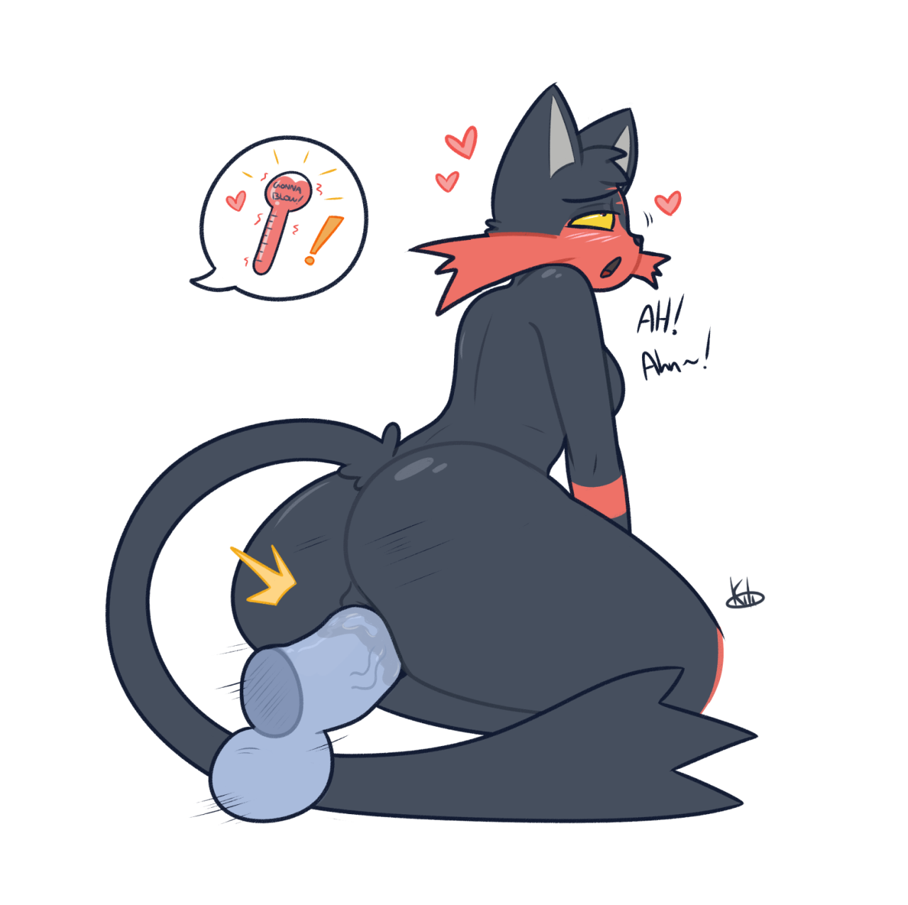 furrylover-0w0:  thekilinah:  A litter of Litten Lewds Finally got this outta my
