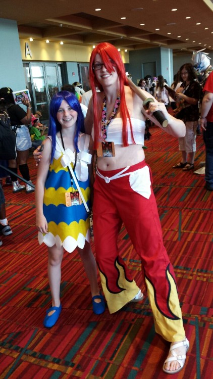 FYI I was the tall fire-breathing Natsu!