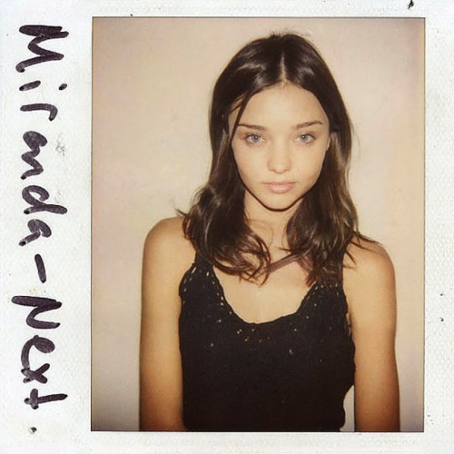 Just found this old polaroid of Miranda Kerr