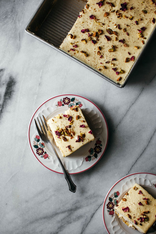 sweetoothgirl - SAFFRON, CARDAMOM, AND ROSEWATER TIRAMISU