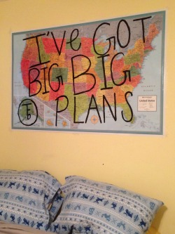 Wesaybrittney:  There Is A Map In My Room On The Wall Of My Room, And I’ve Got