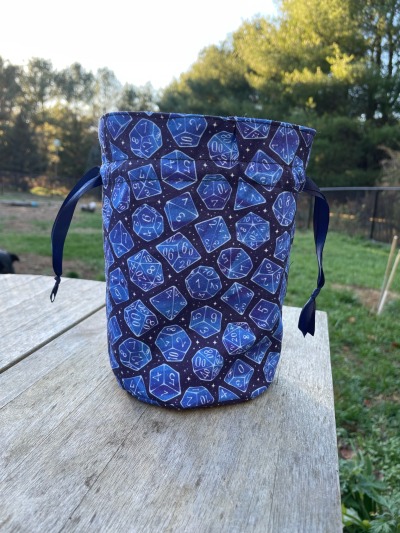 Porn I made a dice bag from some cool custom fabric! photos