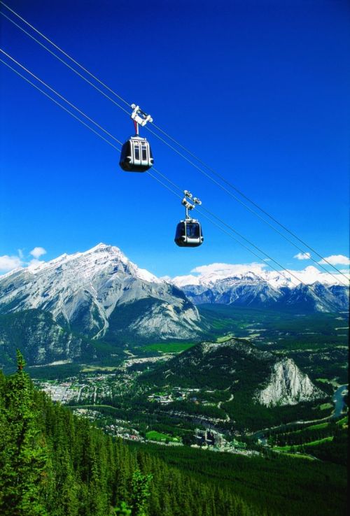 Banff Gondola (unattributed): Banff, Canada. Click HERE for larger image.