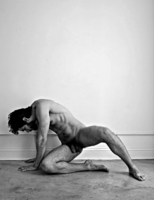 bizarrecelebnudes:  Jacob Authier - Model Getting naked for a photo shoot 