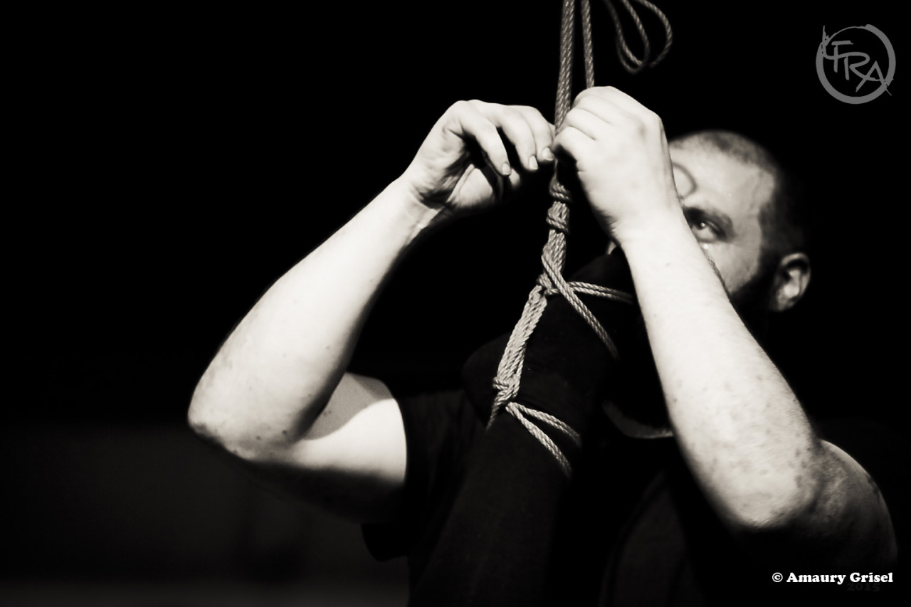 amaury-grisel-shibari:  Jack TheWhipper &amp; Meg performing at LFRAPhotography