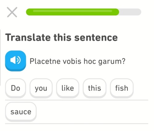 sigaloenta: A rare example of duolingua latina getting it on all levels.