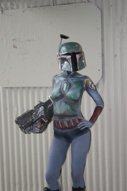 nerdybodypaint:  Boba Fett body paint by