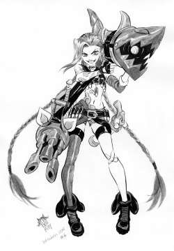 newmilky:  I guess I’m gonna be late hehe… Jinx for Inktober_2015 day#6 