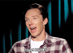 fifty-shades-of-cumberbatch:  Don’t even blunk. 