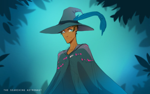 thesearchingastronaut:I drew lance as a witch :)